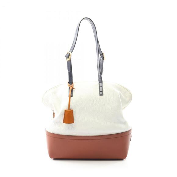 FENDI Brown Leather Shoulder Bag